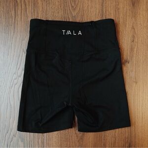 TALA Skinluxe High Waisted Black Cycling Biker Shorts